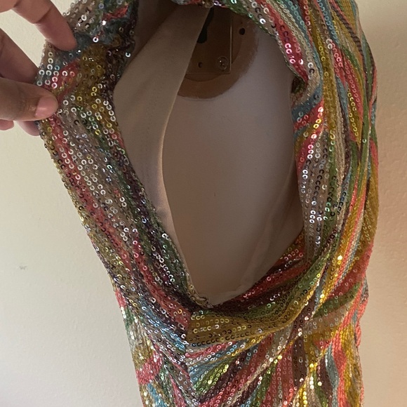 Fashion Nova Vibrant Sequin Dress - Picture 3 of 16